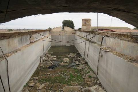 Imagen de una antigua instalación para el saneamiento de aguas en Cartagena.