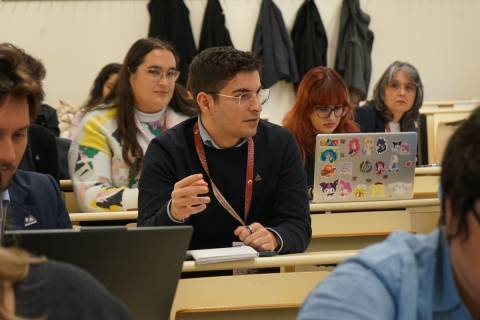 Alfonso Bastidas durante su intervención en el encuentro.