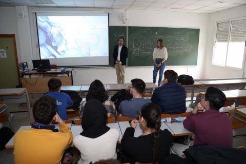 Juan Tomás García Bermejo junto a Francisca Marco