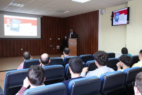 Jaime Pancorbo durante su charla.