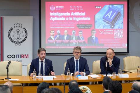 El Rector, junto al consejero, en la inauguración de la jornada.