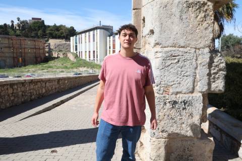 Ignacio Giménez, este viernes en el Campus Muralla del Mar.