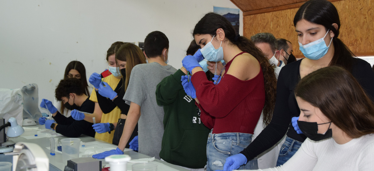 Estudiantes de bachillerato descubren las plantas transgénicas, la gallina murciana y los sensores agroclimáticos
