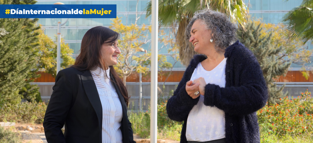 Dos historias de empoderamiento femenino confluyen desde orígenes muy diferentes en la UPCT el 8M