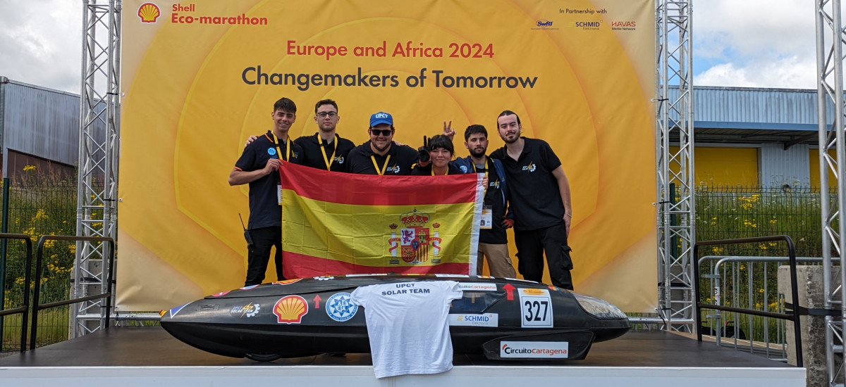 Imagen El UPCT Solar Team bate su récord de eficiencia en el circuito de Nogaro: 296 km/kWh