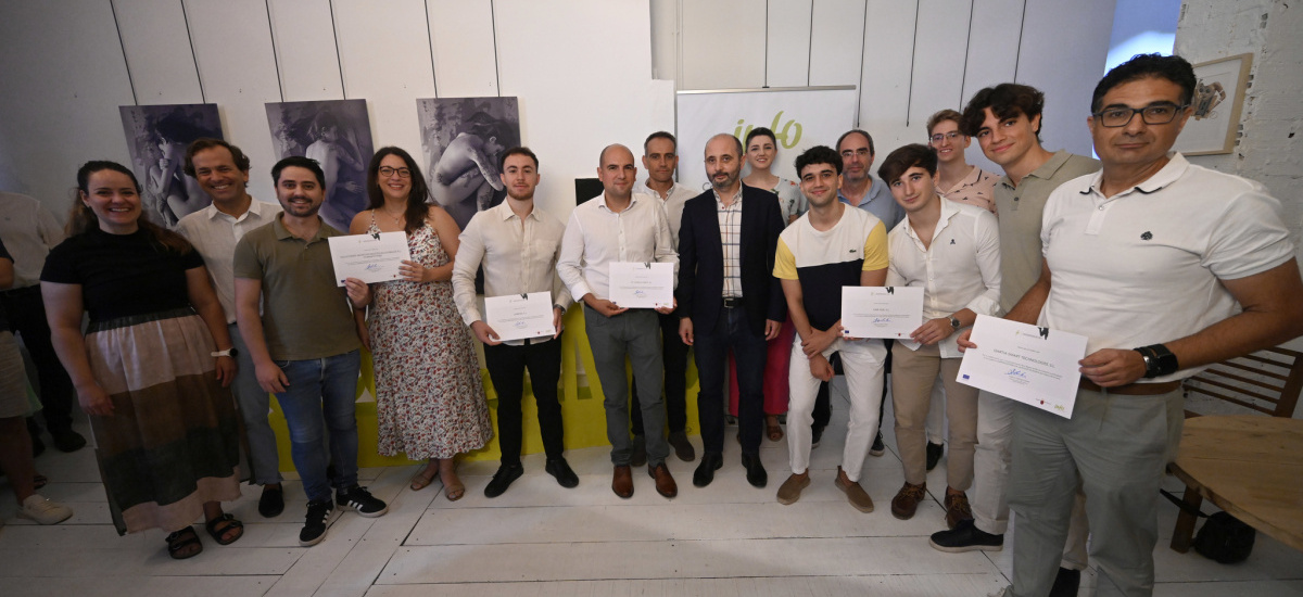 Tres empresas tecnológicas surgidas de la UPCT, distinguidas en los premios 'Emprendedor del Mes' 