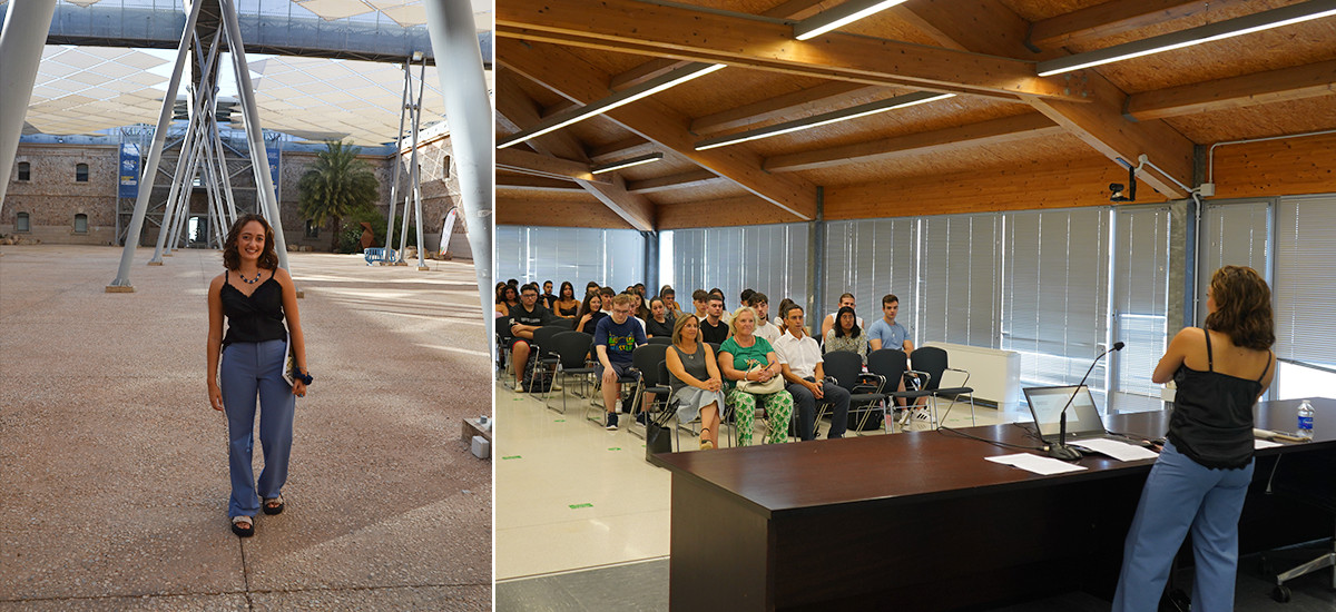 Una estudiante de ADE da una conferencia para fomentar la inclusión laboral de personas con discapacidad