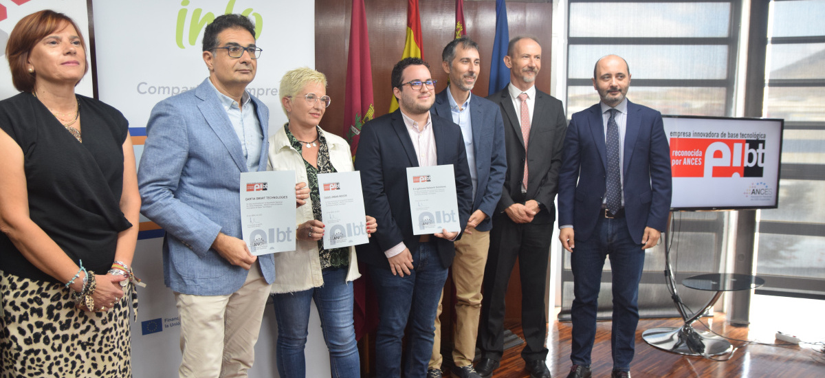 E-Lighthouse y Qartia, empresas surgidas de la UPCT, reciben el sello de Empresa Innovadora de Base Tecnológica