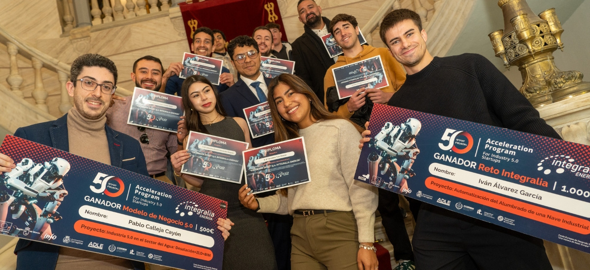 Imagen Dos estudiantes de la UPCT ganan los premios del programa de aceleración de startups del CEEIC