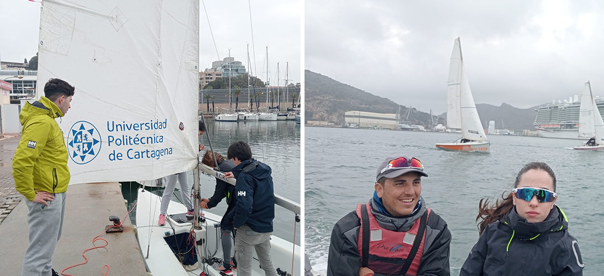 Comienzan a navegar las cuatro embarcaciones que compiten en el Trofeo Rector